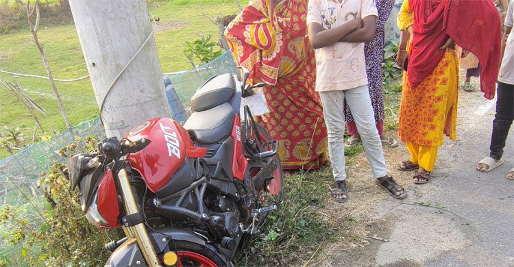 বৈদ্যুতিক খুঁটির সাথে মোটরসাইকেলের ধাক্কায় সেনা সদস্য নিহত