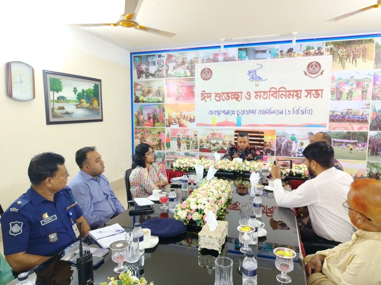 সীমান্ত এলাকায় পরিস্থিতি নিয়ে বিজিবির মত বিনিময় সভা