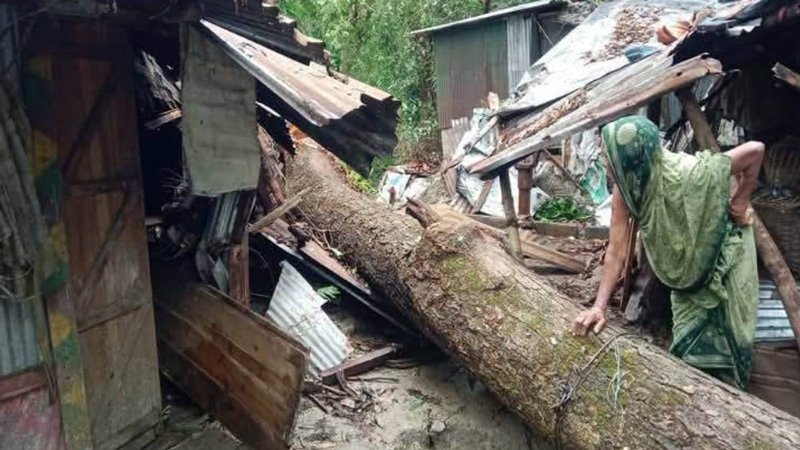 মিরসরাইয়ে কালবৈশাখী, অর্ধশত ঘরবাড়ি লণ্ডভণ্ড