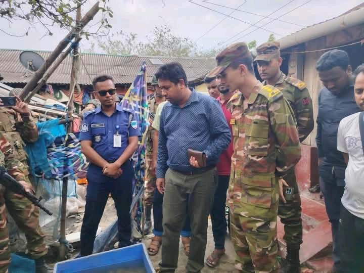 অপদ্রব্য মিশ্রিত ২১০ কেজি চিংড়ি জব্দ, লাখ টাকা জরিমানা