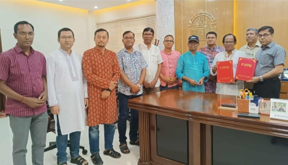 নজরুল বিশ্ববিদ্যালয় ও মালয়েশিয়ার লিংকন বিশ্ববিদ্যালয় কলেজের মধ্যে সমঝোতা স্মারক স্বাক্ষর