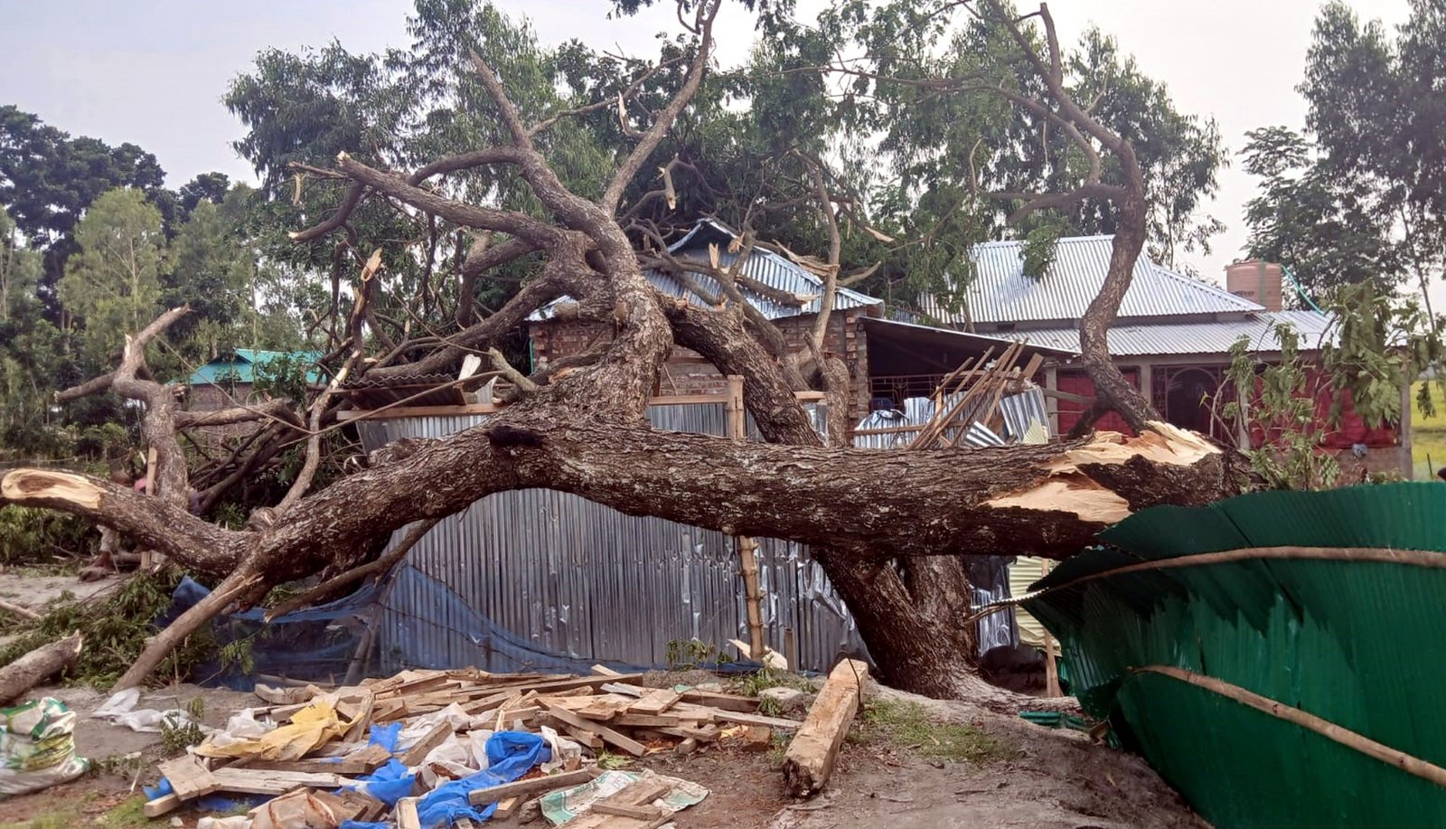 প্রথম কালবৈশাখীতে কুড়িগ্রামে ব্যাপক ক্ষতি