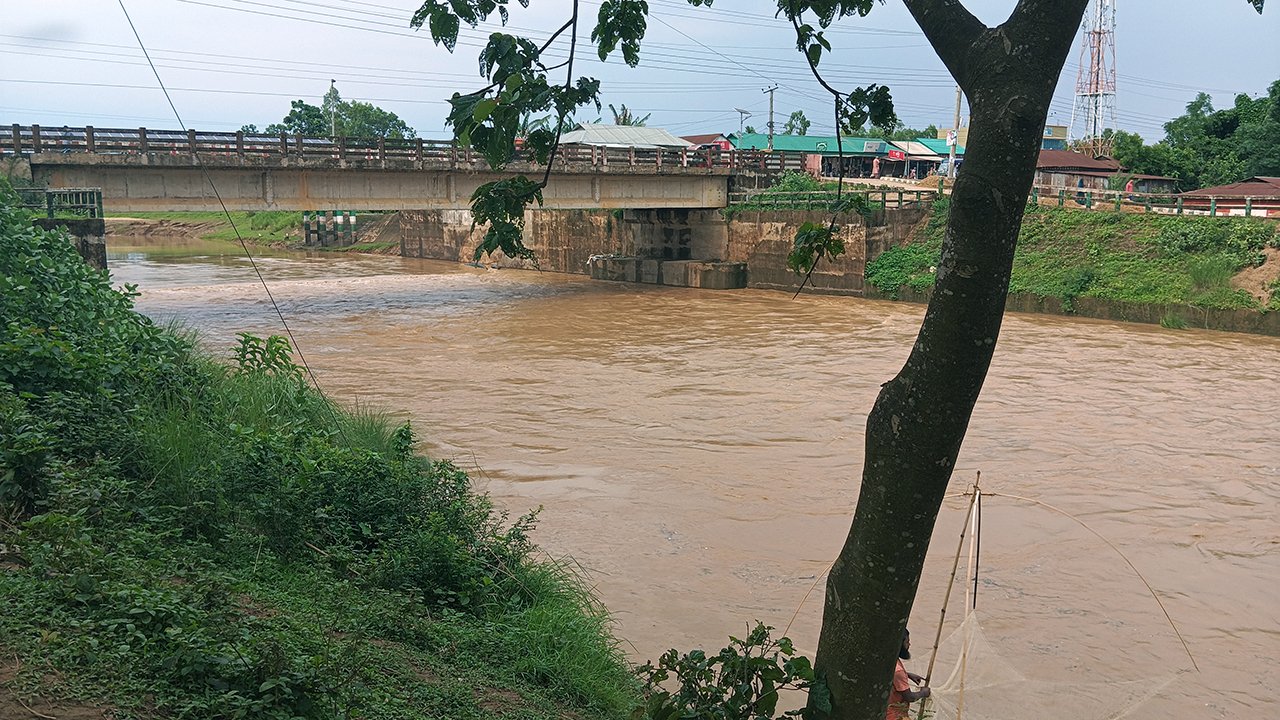 শেরপুরের চেল্লাখালী নদীর পানি বিপদসীমার ৩৯ সেন্টিমিটার ওপরে