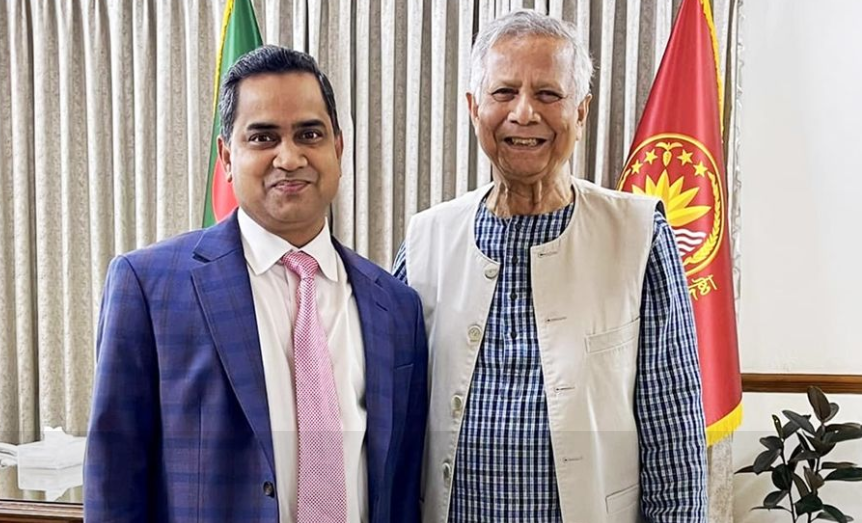 নোবেলজয়ী মুহাম্মদ ইউনূসকে জন্মদিনে শুভেচ্ছা জানালেন রাষ্ট্রদূত মুশফিকুল ফজল