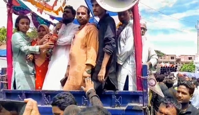 গাইবান্ধার সাদুল্যাপুরে পথসভার মাধ্যমে জুলাই পদযাত্রা শুরু এনসিপির