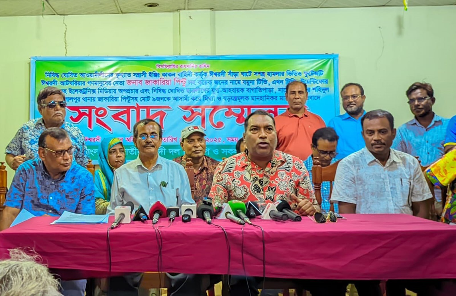 কাকন বাহিনীর হামলার ভিডিও জাকারিয়া পিন্টুর নামে অপপ্রচার ও মিথ্যা মামলার অভিযোগ