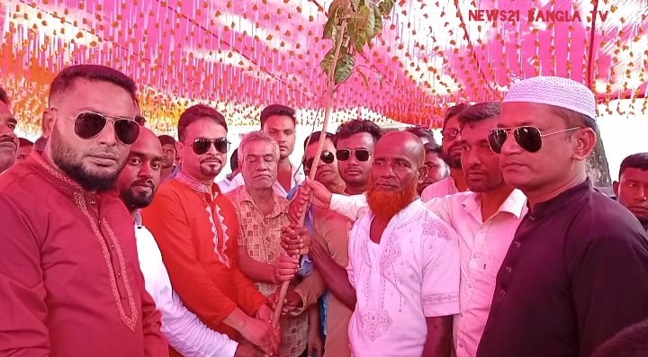 গাইবান্ধার সাদুল্লাপুরে জলবায়ু সচেতনতায় জাসাসের বৃক্ষরোপণ ও লিফলেট বিতরণ