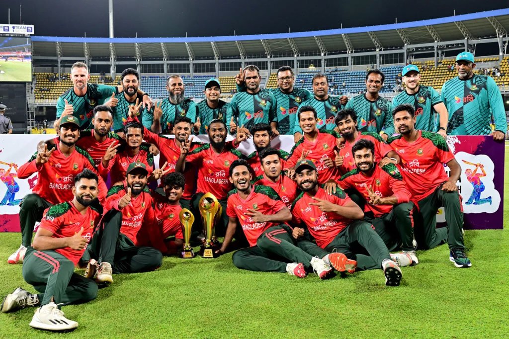 লঙ্কান মাটিতে ইতিহাস গড়ে বাংলাদেশের সিরিজ জয়, উৎসর্গ শহীদদের স্মরণে