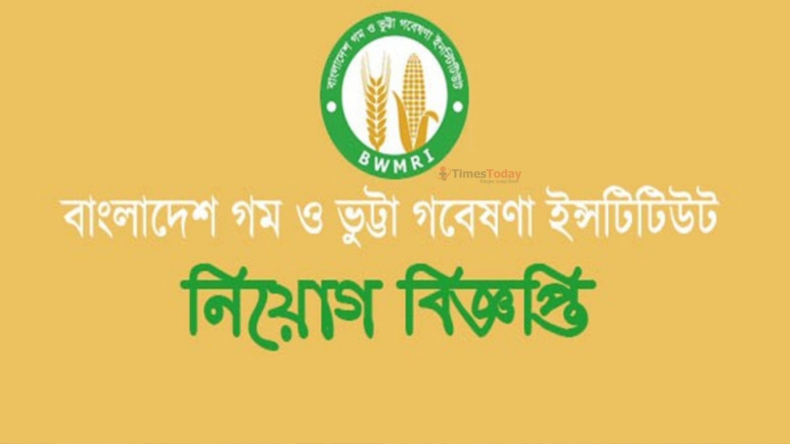 গম ও ভুট্টা গবেষণা ইনস্টিটিউটে ২০ পদে ৫৯ জন নিয়োগ, আবেদন শেষ ২০ জুলাই