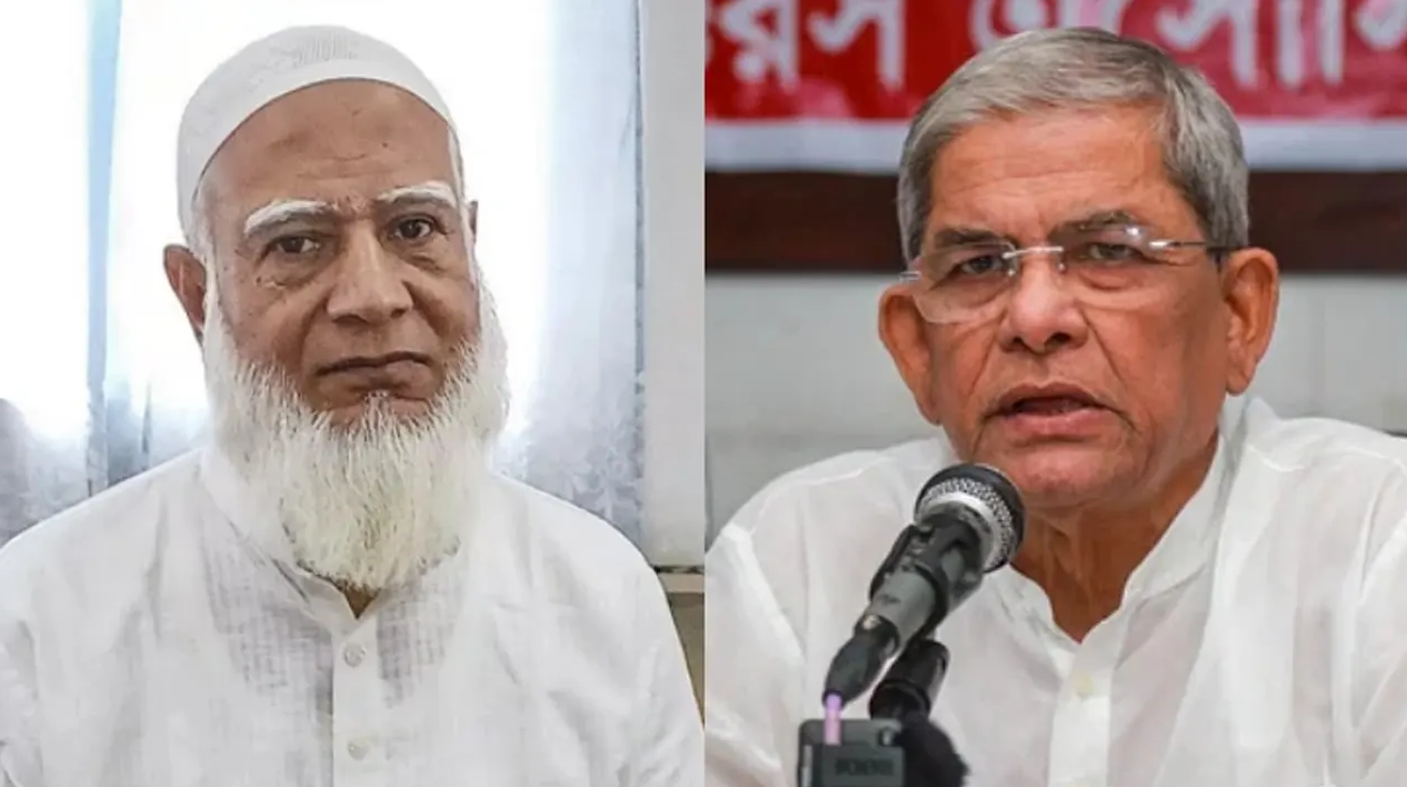 জামায়াত আমিরকে দেখতে হাসপাতালে মির্জা ফখরুল