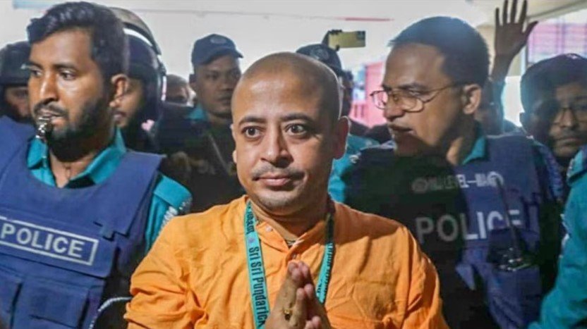আইনজীবী আলিফ হত্যা মামলায় গ্রেপ্তার দেখানো হলো চিন্ময়কে