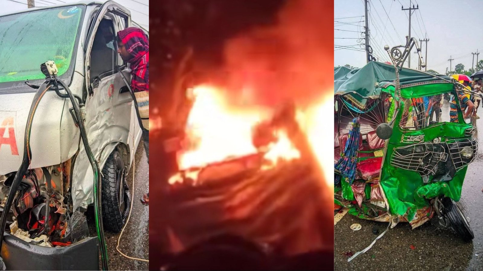 ময়মনসিংহে পৃথক সড়ক দুর্ঘটনায় প্রাণ গেল ১১ জনের
