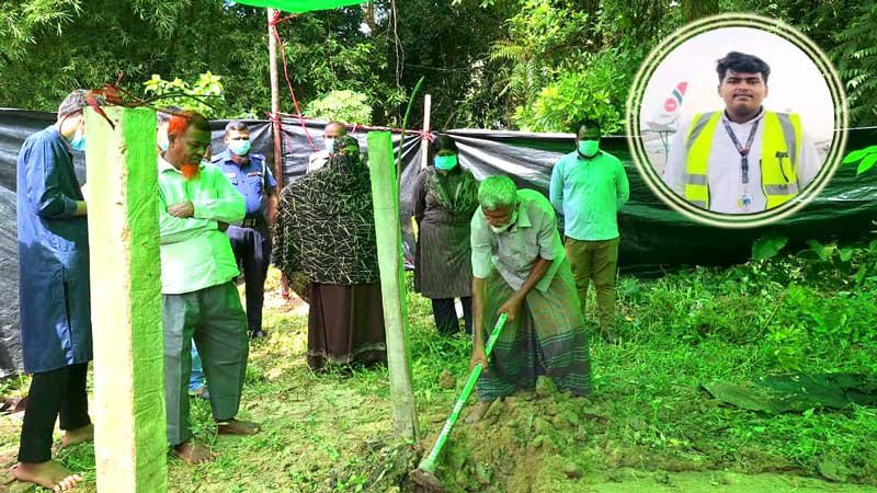 জুলাই আন্দোলনে শহীদ ওমরের লাশ উত্তোলন