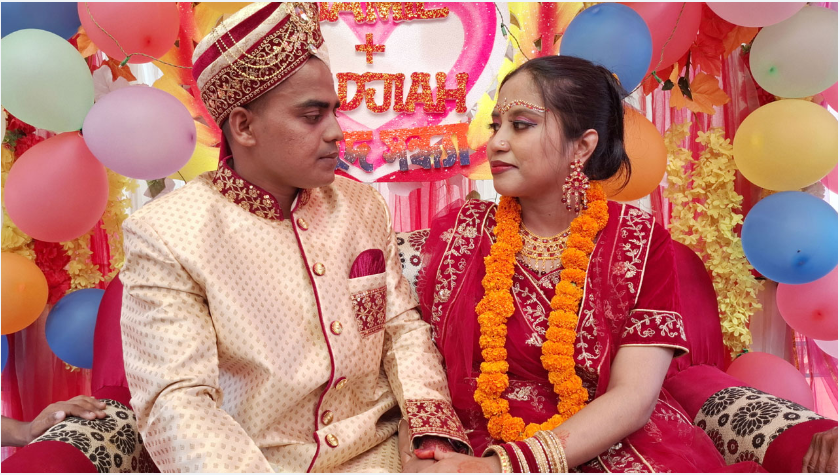 প্রেমের টানে নওগাঁয় মালয়েশিয়ান তরুণী, বসলেন বিয়ের পিঁড়িতে