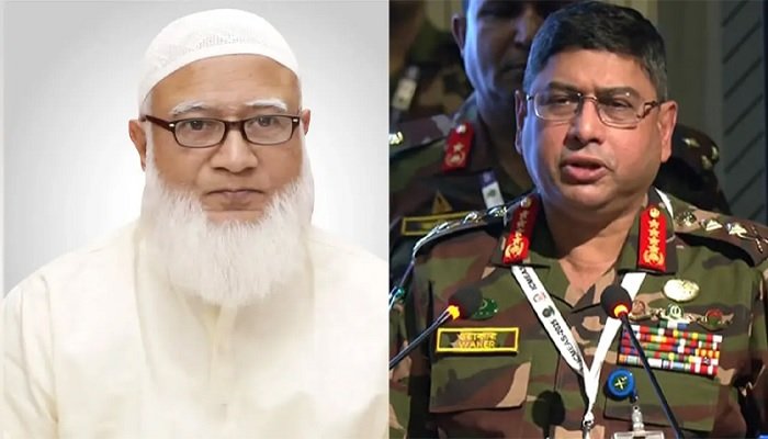 জামায়াত আমিরের শারীরিক খোঁজ নিলেন সেনাপ্রধান