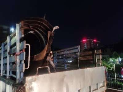 উত্তরায় বিমান দুর্ঘটনার ধ্বংসাবশেষ সরানো হয়েছে