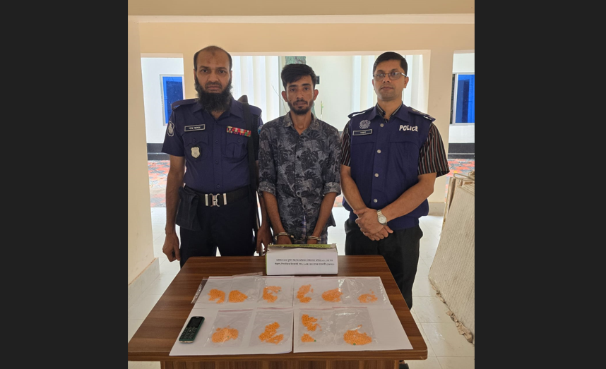 কক্সবাজারের ইয়াবা কারবারি নোয়াখালীতে গ্রেপ্তার