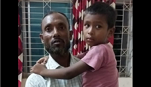ছয় বছরের শিশুকে হত্যার উদ্দেশ্যে পুকুরে ফেলে দিলেন সৎবাবা, উদ্ধার করল পথচারী!