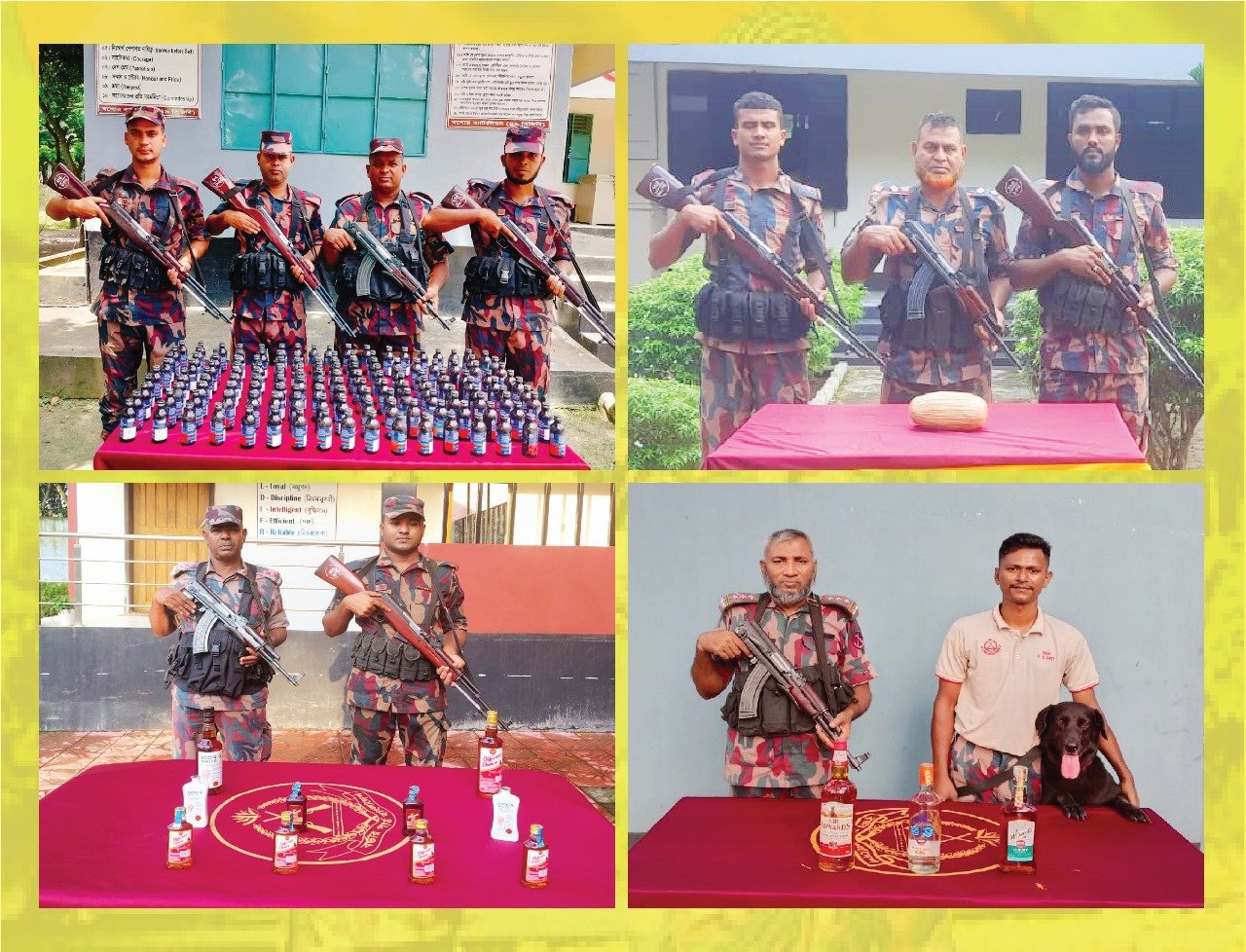 যশোর সীমান্তে বিজিবির অভিযান: বিপুল পরিমাণ মাদক ও চোরাচালান সামগ্রী জব্দ!