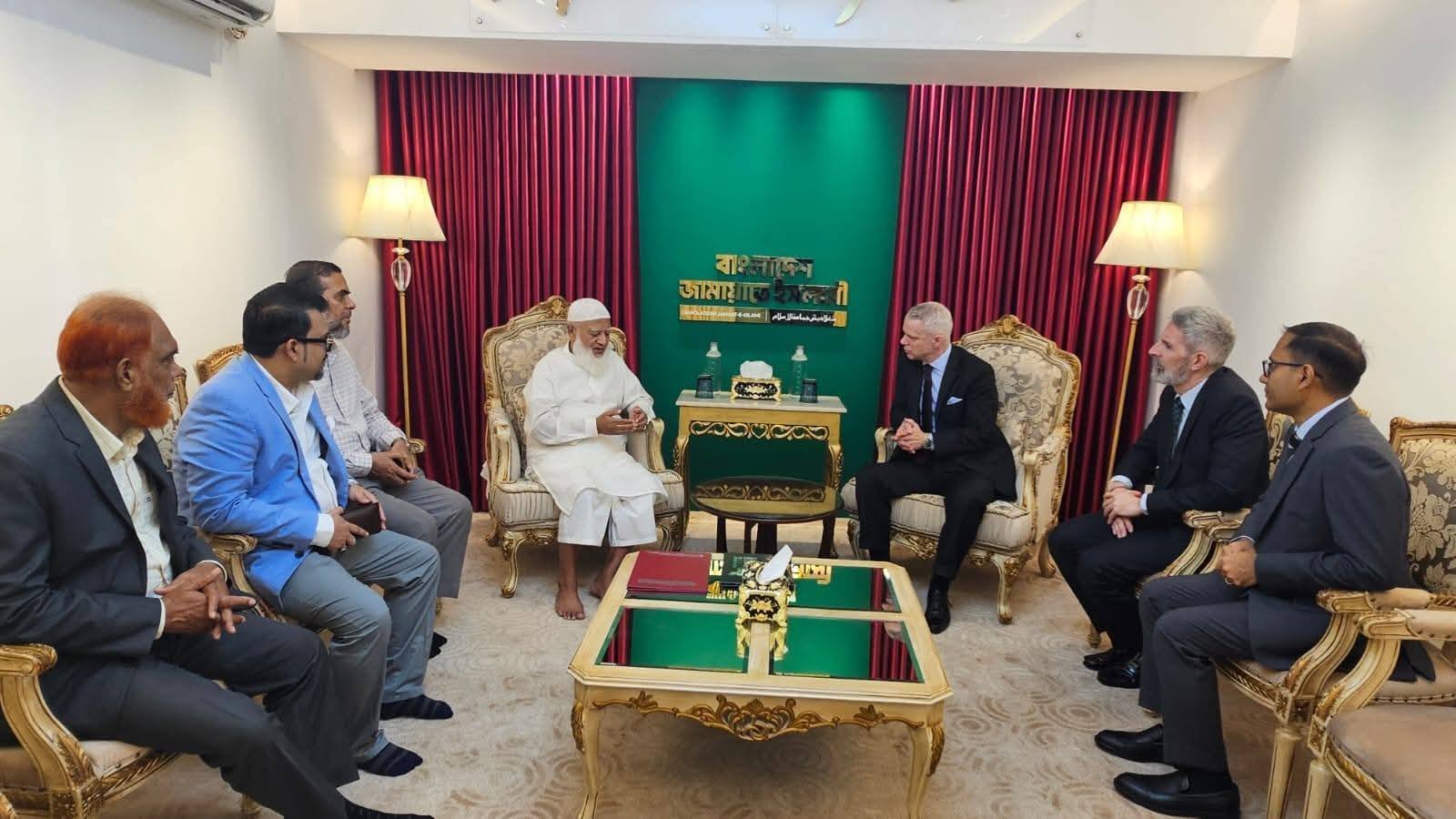 “সুইজারল্যান্ডের রাষ্ট্রদূত ঢাকায় জামায়াত আমিরের সঙ্গে বৈঠকে”