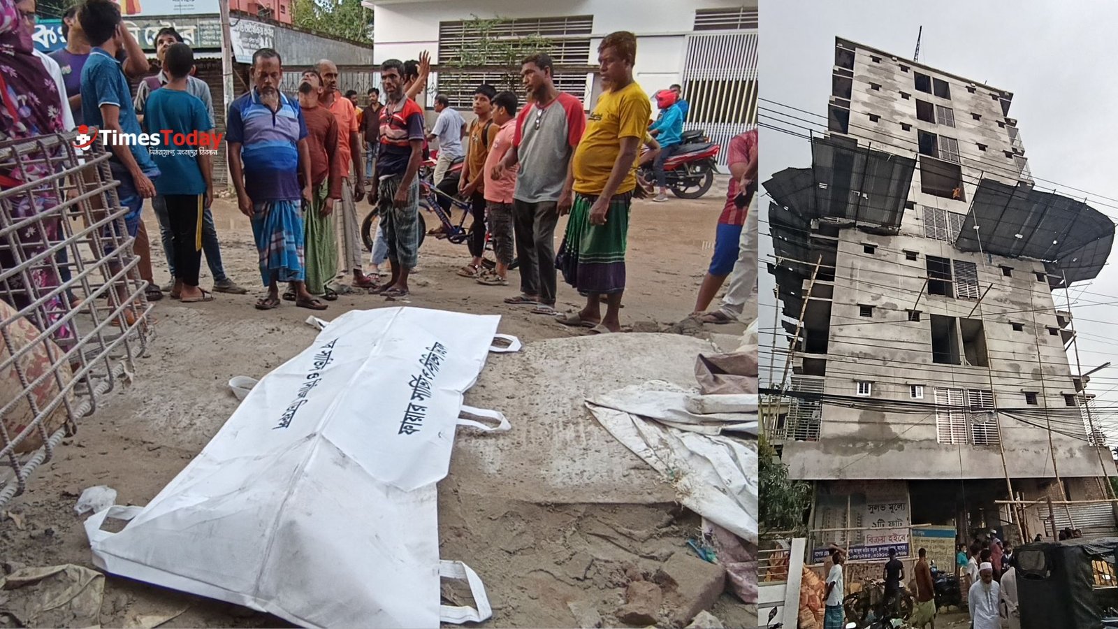 যশোরে  নির্মাণাধীন ১০ তলা ভবন থেকে পড়ে শ্রমিকের মৃত্যু, ছিলোনা সুরক্ষা পোশাক!