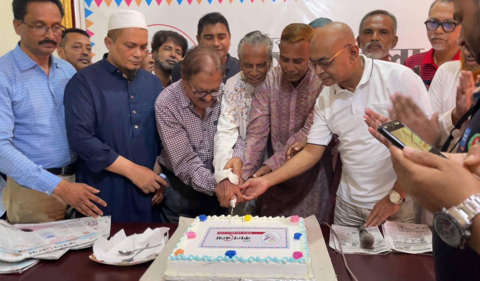 ভোলায় উৎসব মুখর পরিবেশে দৈনিক কালবেলা’র ৩য় প্রতিষ্ঠাবার্ষিকী পালন!