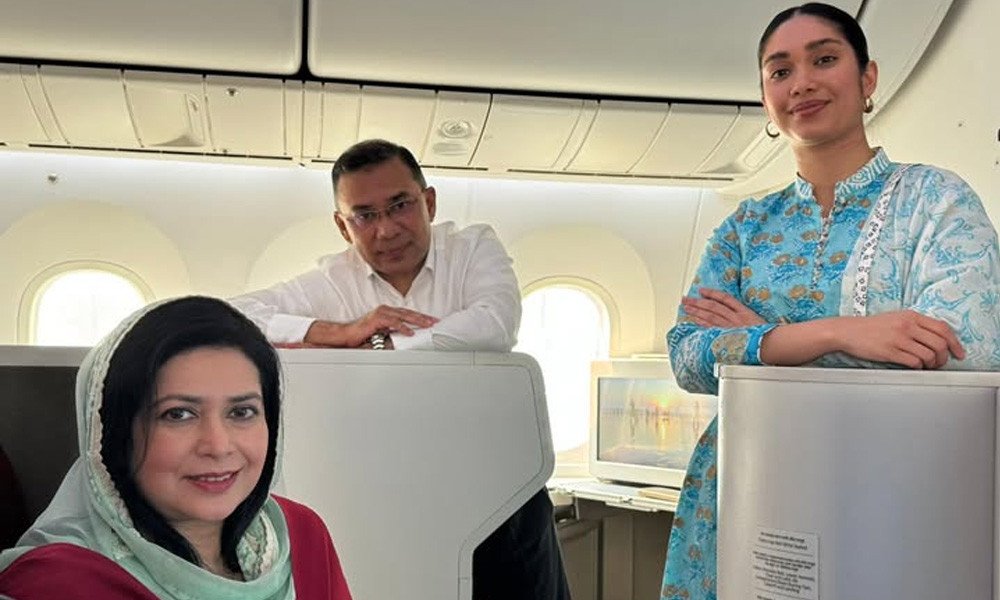 অবশেষে সিলেটে বাংলাদেশের মাটিতে : তারেক রহমান