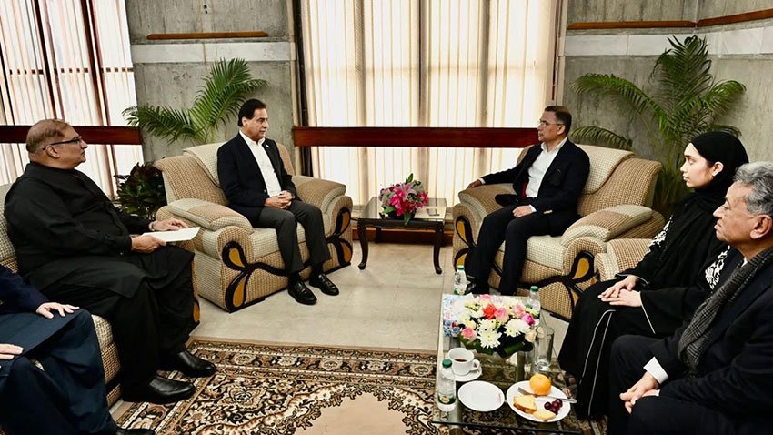 জানাজায় উপস্থিত বিদেশি অতিথিদের সঙ্গে উপদেষ্টাদের সাক্ষাৎ